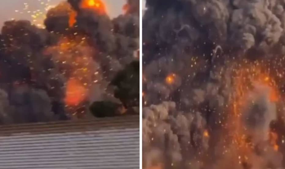 Голема експлозија во ракетна база во Иран (ВИДЕО)