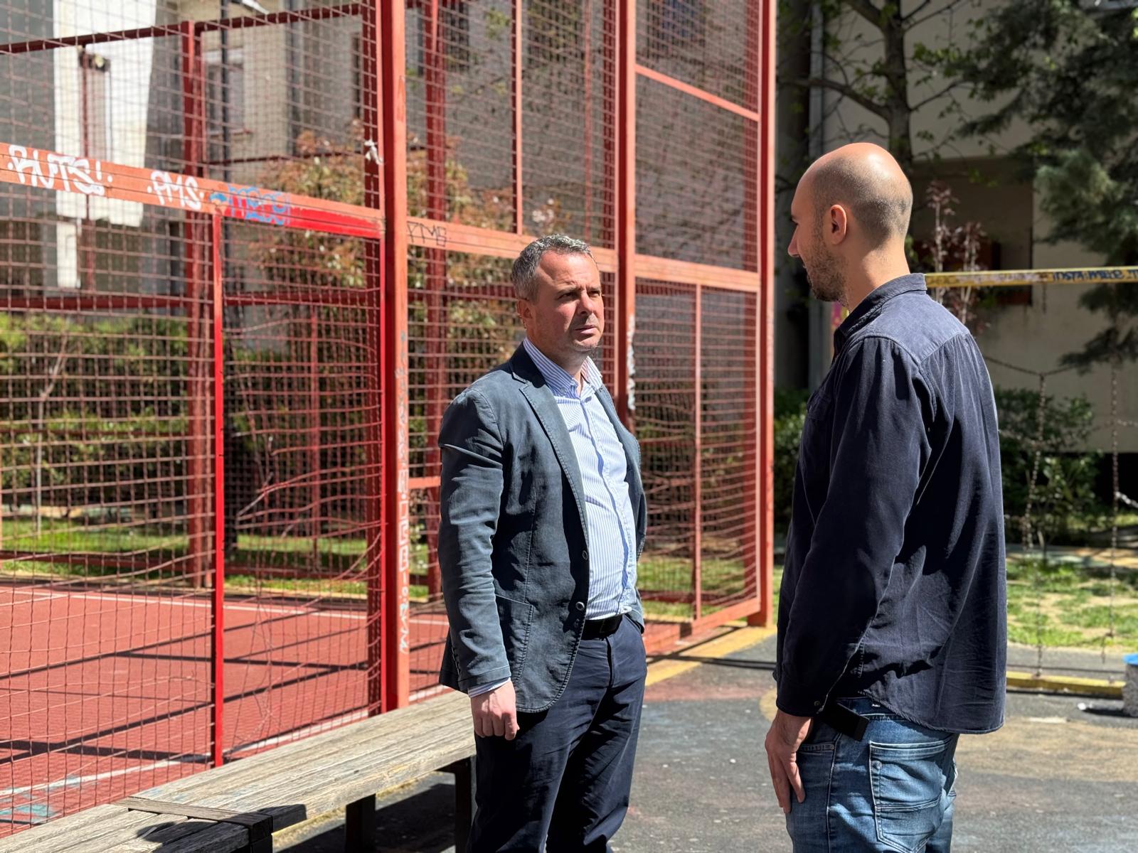 Герасимовски: Целосна реконструкција на детското игралиште во Дебар Маало, побезбедна игра за малите центарци