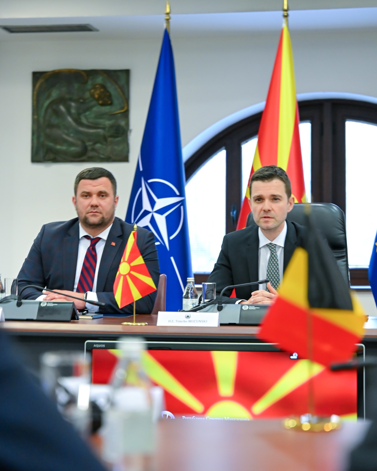 Средба на министерот Муцунски со Максим Прево