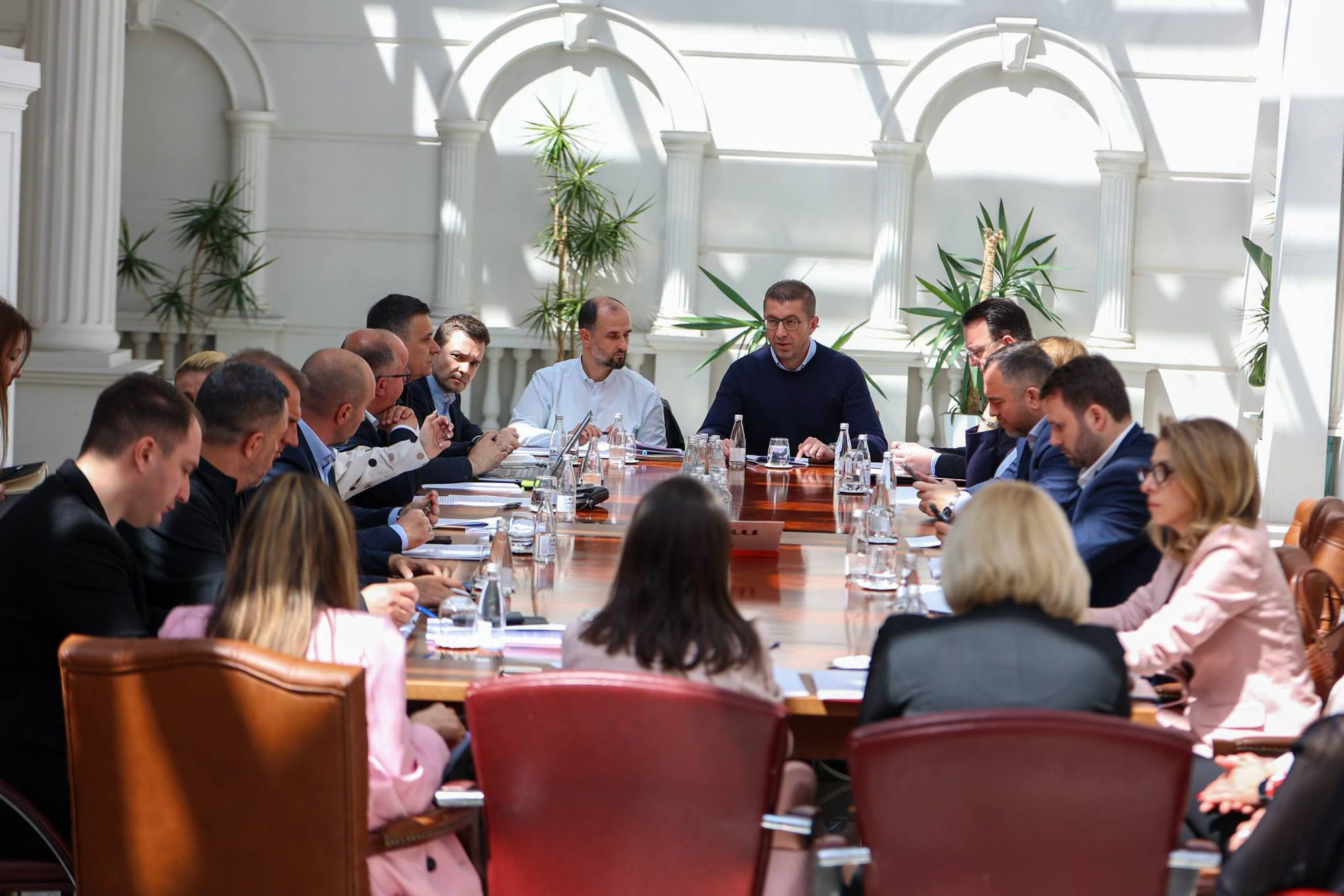 Мицкоски: Денеска во Владата се одржа состанок посветен на реформската агенда