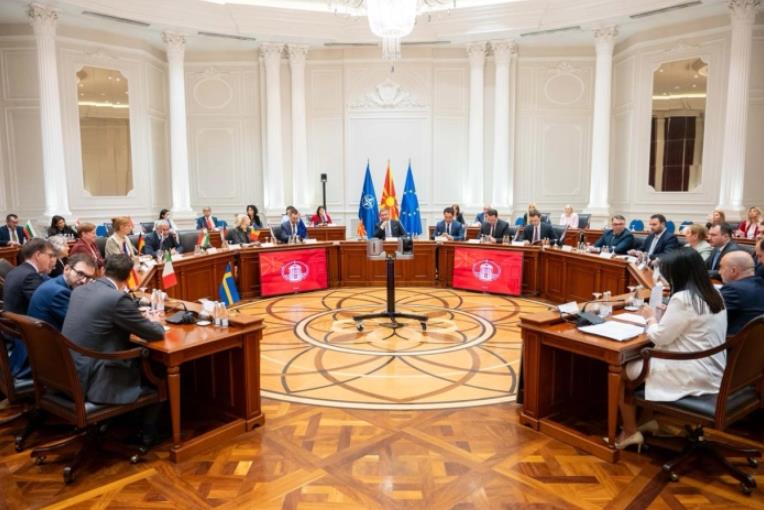 Значителниот напредок во Реформската агенда презентиран пред амбасадорите на ЕУ