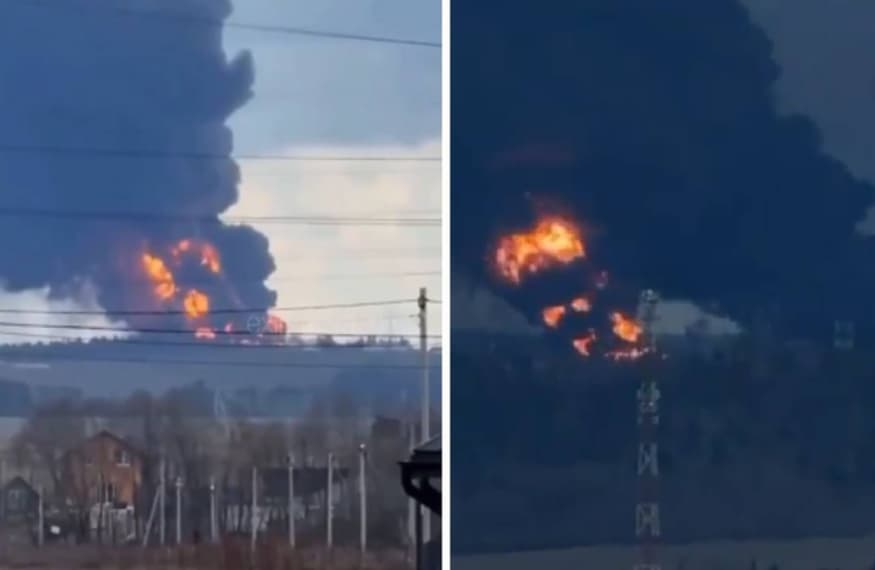 Украинците нападнаа 1.500 километри на руска територија- гори една од најголемите рафинерии (ВИДЕО)