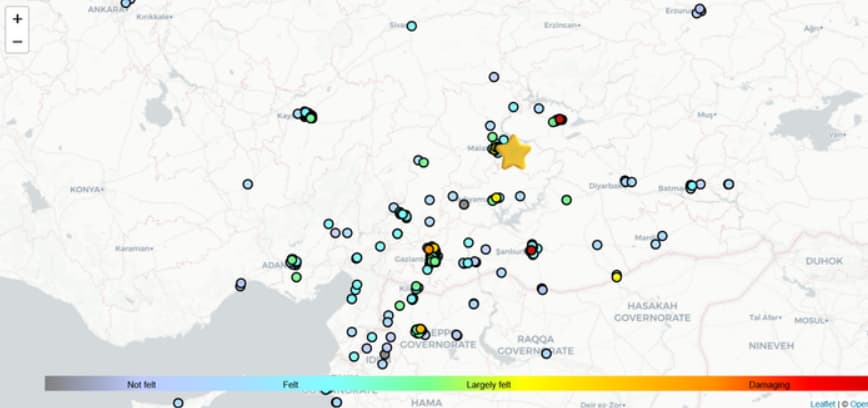 Силен земјотрес ја потресе источна Турција- жителите на улица