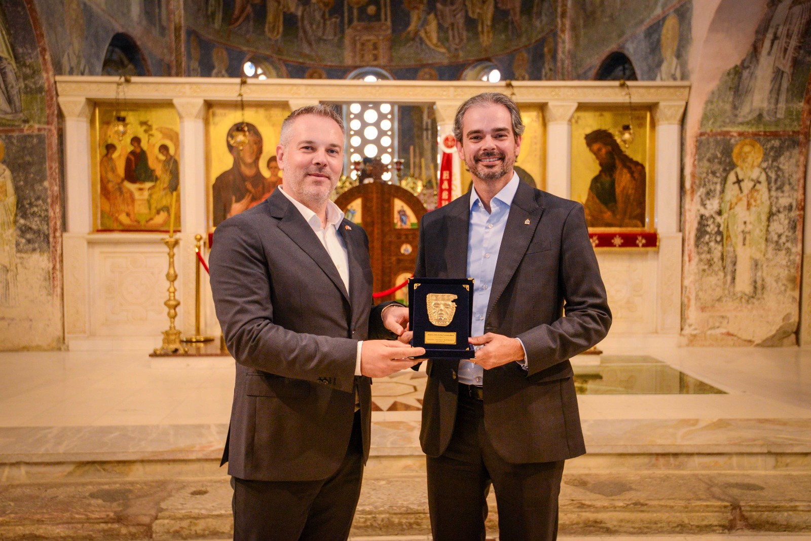 Директорот на Бирото за јавна безбедност Јанев, во Охрид го пречека генералниот секретар на Интерпол Уркиза