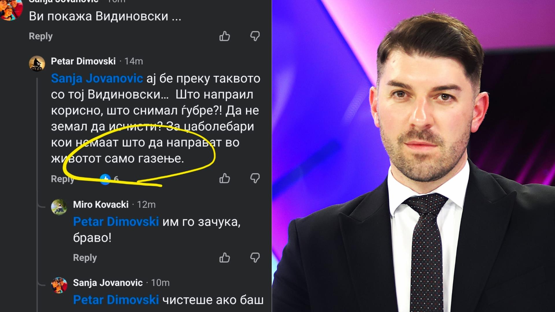 „Само газење за Видиновски“ – нови закани за новинарот на Канал 5!
