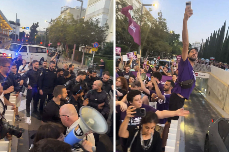 Протести во Тел Авив против насилството на Западниот Брег (ВИДЕО)