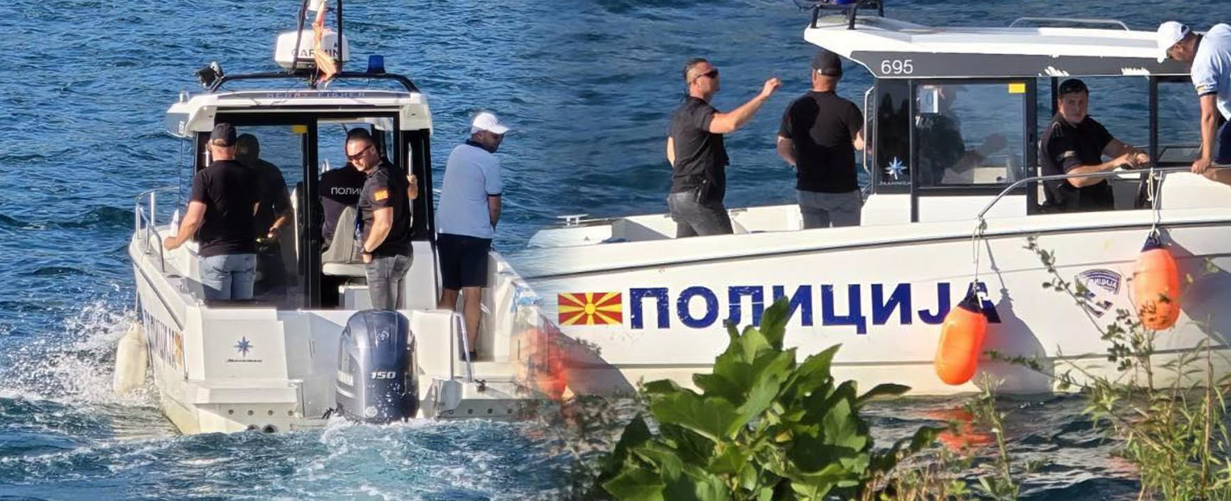 Две лица спасени од Охридското Езеро- возеле СУП даски на силен ветер