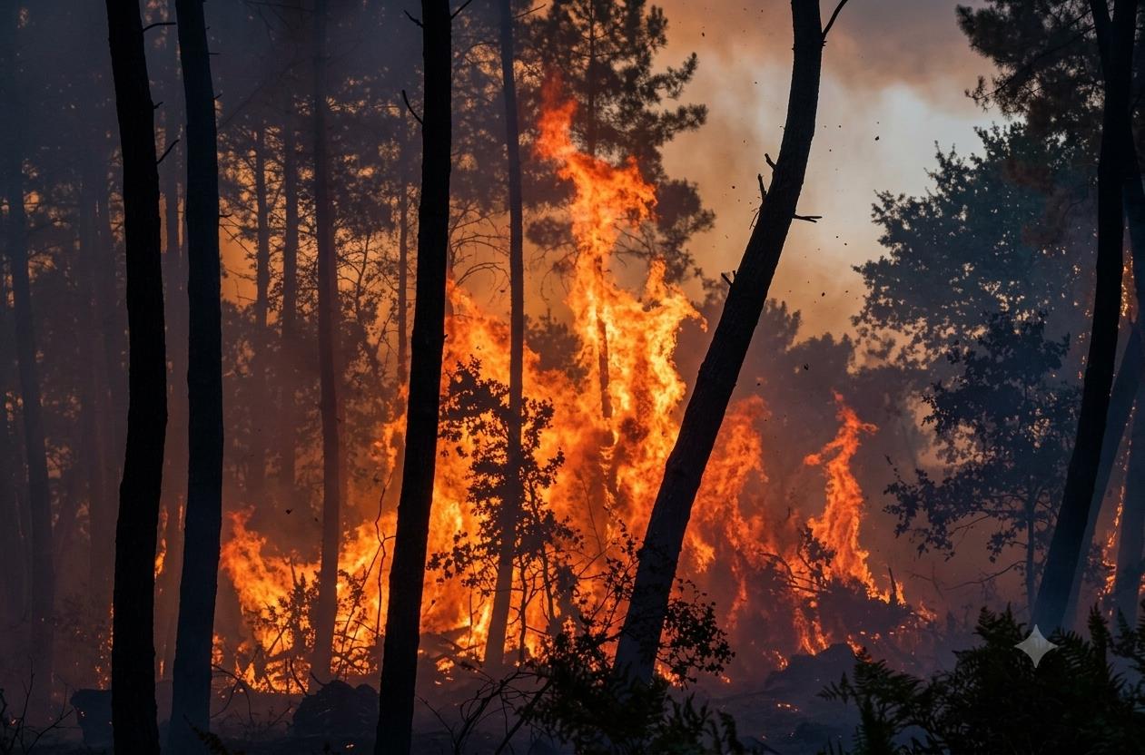 Црвен аларм во Грција поради шумски пожари