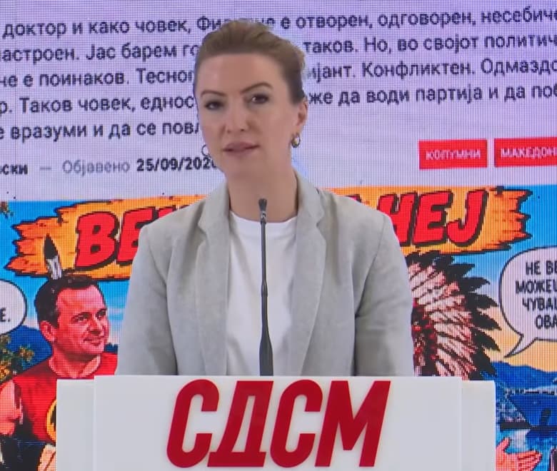 Кузеска: Граѓаните гледаат кој медиумски ја спонзорира Платформата ЗНАМ 2.0 - покровителот е арамијата Мицкоски