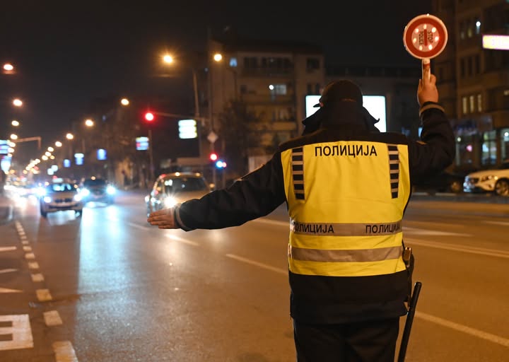 128 санкционирани возачи вчера во акциска контрола во Скопје, 102 за брзо возење