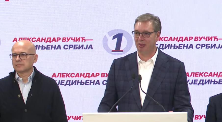 Вучиќ го призна поразот- им честиташе на студентите и ги нарече „изведувачи на нечисти работи“ (ВИДЕО)