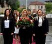 Арсовска со делегација на Град Скопје оддадоа почит пред споменикот на Гоце Делчев 