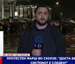 Протестен марш во Скопје: „Доста бевме ние, системот е следен!“