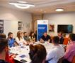 Ѓорѓиевски: Плодна и инспиративна дебата со директорот на Фондација Конрад Аденауер во Македонија, Даниел Браун 