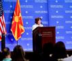 Сиљановска-Давкова одржа предавање на Универзитетот Колумбија во Њујорк во рамки на Светскиот лидерски форум