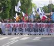 Првомајски протест на ССМ: Побараа повисоки плати и работнички права