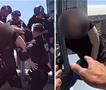 Драма на врв на облакодер: Полицијата спаси жена од страшна смрт (ВИДЕО)