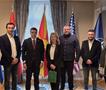 Прием во Македонската амбасада во Норвешка за Јулијана Мирчевска и Васко Мавровски