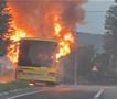 Автобус се запали во близина на Бјеловар, Хрватска