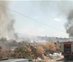 Пожарот на дивата депонија во Шуто Оризари повторно ги труе скопјани
