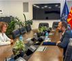 Министерот за правда, Јетон Шасивари, оствари работна средба со директорката на Академијата за судии и јавни обвинители, Ирина Трајкоска Стрезоски