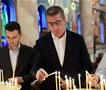 Мицкоски на литургија во црквата „Св. Кирил и Методиј“ во Њу Џерси и средба со македонска заедница.