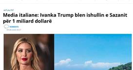 Италијански медиуми: Иванка Трамп го купила островот Сазан во Албанија за над милијарда долари