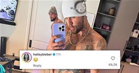 Џастин  Бибер објави разголена фотографија, сите ја забележаа реакцијата на неговата сопруга Хејли 