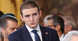 Синот на Трамп, Барон, го напуштил факултетот во Њујорк 