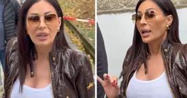 Цеца збесна на новинарите, кои ја прашаа за срамното прегрнување на бугарското знаме во Велес (ВИДЕО)