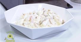 „Гответе со Дракче“ - Пилешко во бел сос