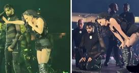 Танчер на Лејди Гага падна од сцената- пејачката веднаш го прекина настапот (ВИДЕО)