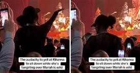 Ријана се разигра на концертот на Мараја Кери- од публиката ѝ довикуваат дека им пречи (ВИДЕО)