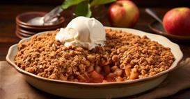 Зимски „Crumble“ од јаболка и овесни снегулки