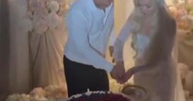 Скандал на свадба: Младоженецот ја фрли тортата, невестата си замина пред шокираните гости (ВИДЕО)