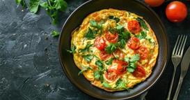 Омлет со спанаќ