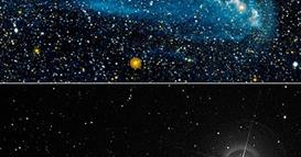 Ѕвезда исфрла материјал седум пати поголем од Земјата и формира облак во форма на срце 