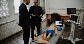 Презентација на хардвер за виртуелна медицина во Медицинскиот симулациски центар 