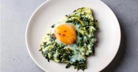 Спанаќ со ориз и јајца