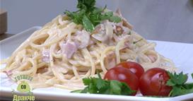 „Гответе со Дракче“ - Шпагети со сланина