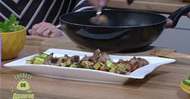 „Гответе со Дракче“ - Свинско месо во зеленчук