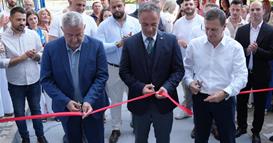 Алиу во посета на реконструираниот објект на Здравствен дом Куманово