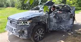 Уништен Туарег од Украина и натаму вози (ВИДЕО)
