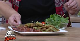 „Гответе со Дракче“ - Похувани тиквички со колбаси