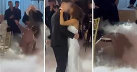 Пијани гости им го „украдоа“ првиот танц на младенците во Сплит- снимката е урнебесна (ВИДЕО)