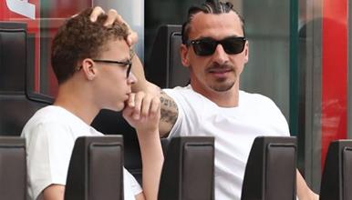 Синот на Ибрахимовиќ потпиша за Милан