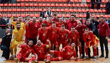 Втора победа за македонската футсал репрезентација