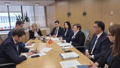 Димитриеска-Кочоска на средби со ММФ: Клучен приоритет останува макроекономската стабилност и стабилноста на јавните финансии