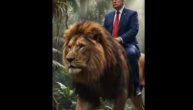 Видео: Трамп јава лав?!