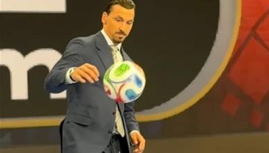 Златан Ибрахимовиќ жонглира во студио- Тиери Анри му покажа дека не ја заборавил магијата (ВИДЕО)